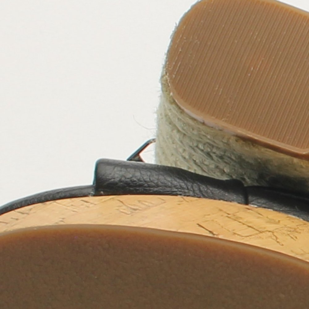 Cole Haan Crisscross Black Wedge Espadrille Sandle size 11B Like New - Picture 14 of 16